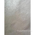 Tissu en relief polyester rose